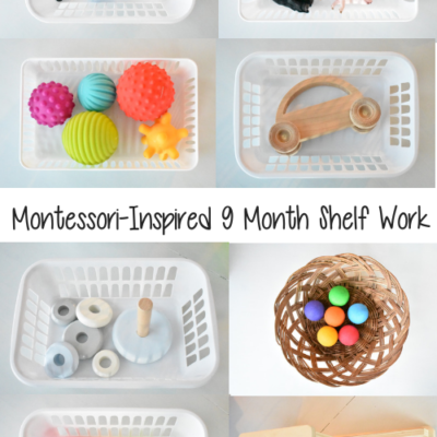 Montessori-Inspired Shelf Activities at 9 Months