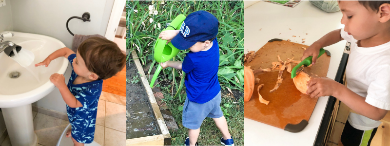 Favorite Practical life activities for toddlers