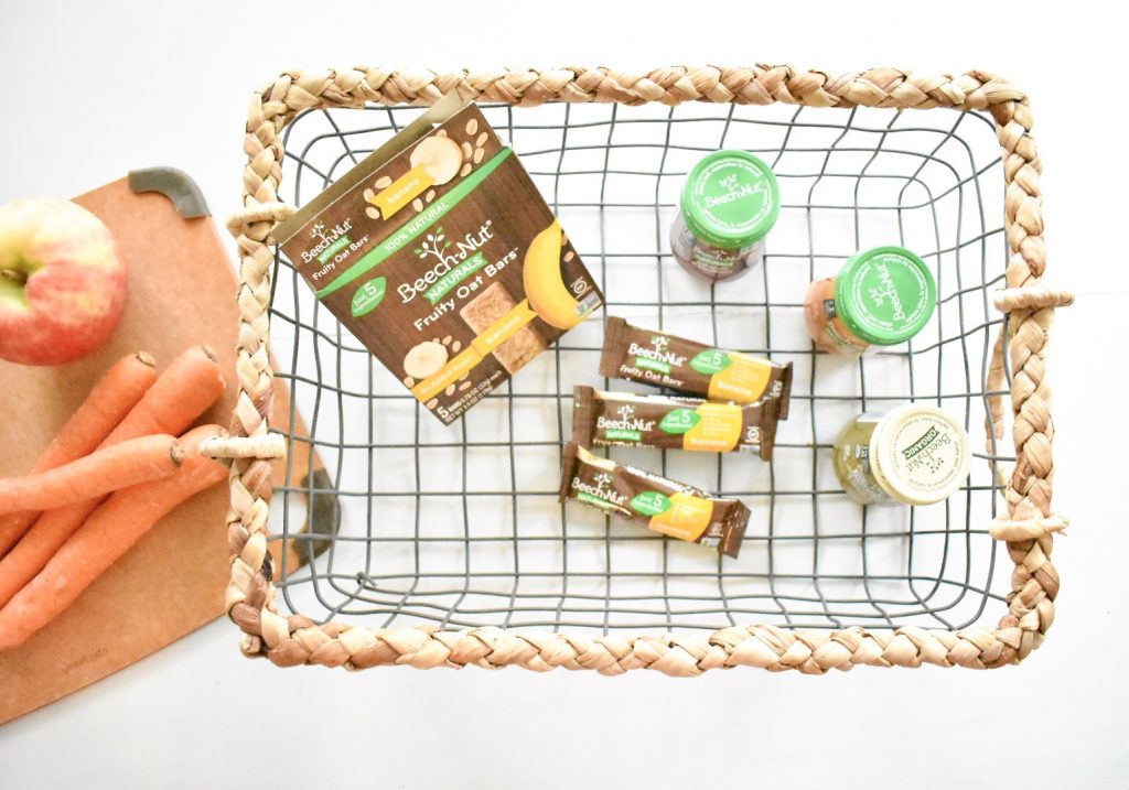 Natural snack for toddlers' self-serve snack basket