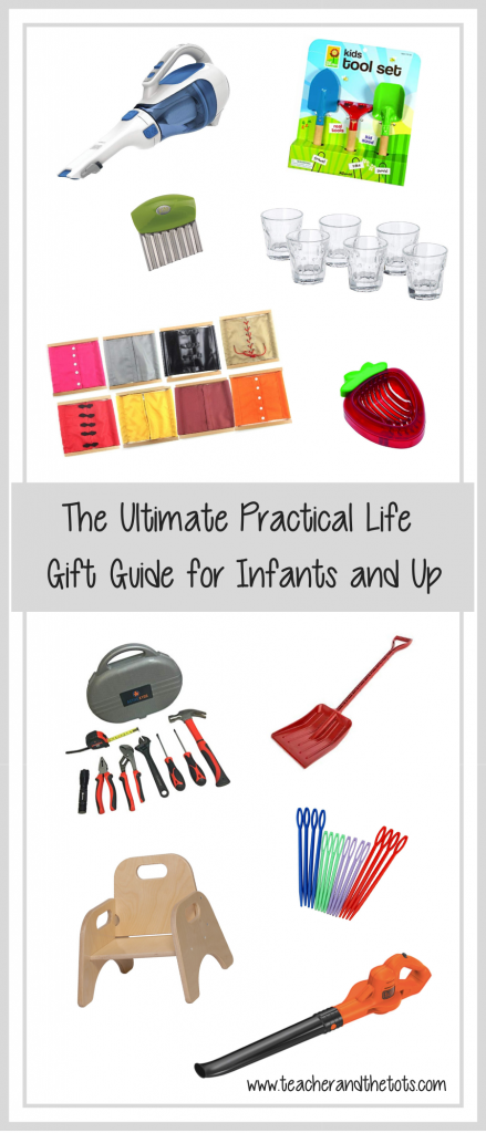 Montessori Practical Life Gift Guide for Infants and Up