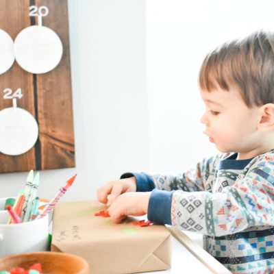 Giving Toddlers Independence with Gift Wrapping