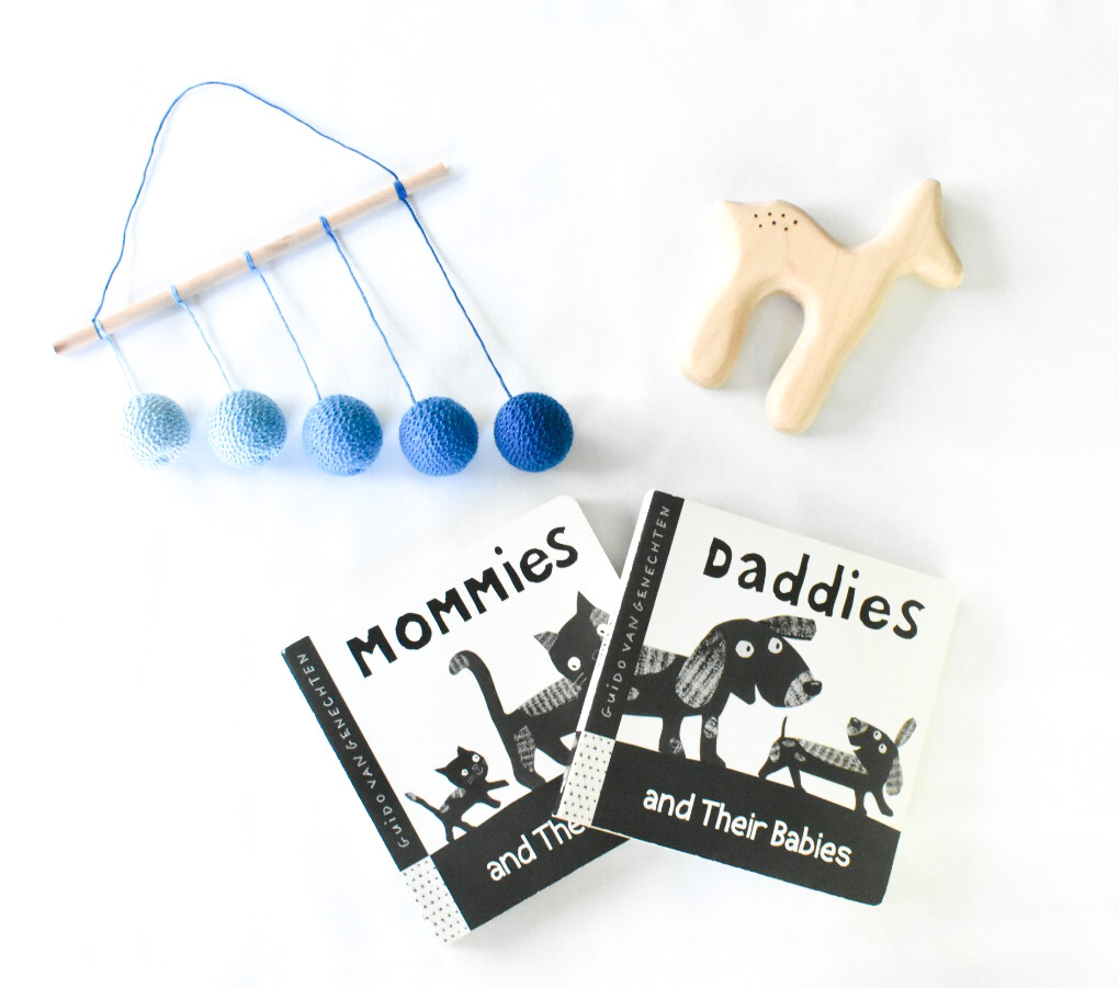 Montessori baby books and toys